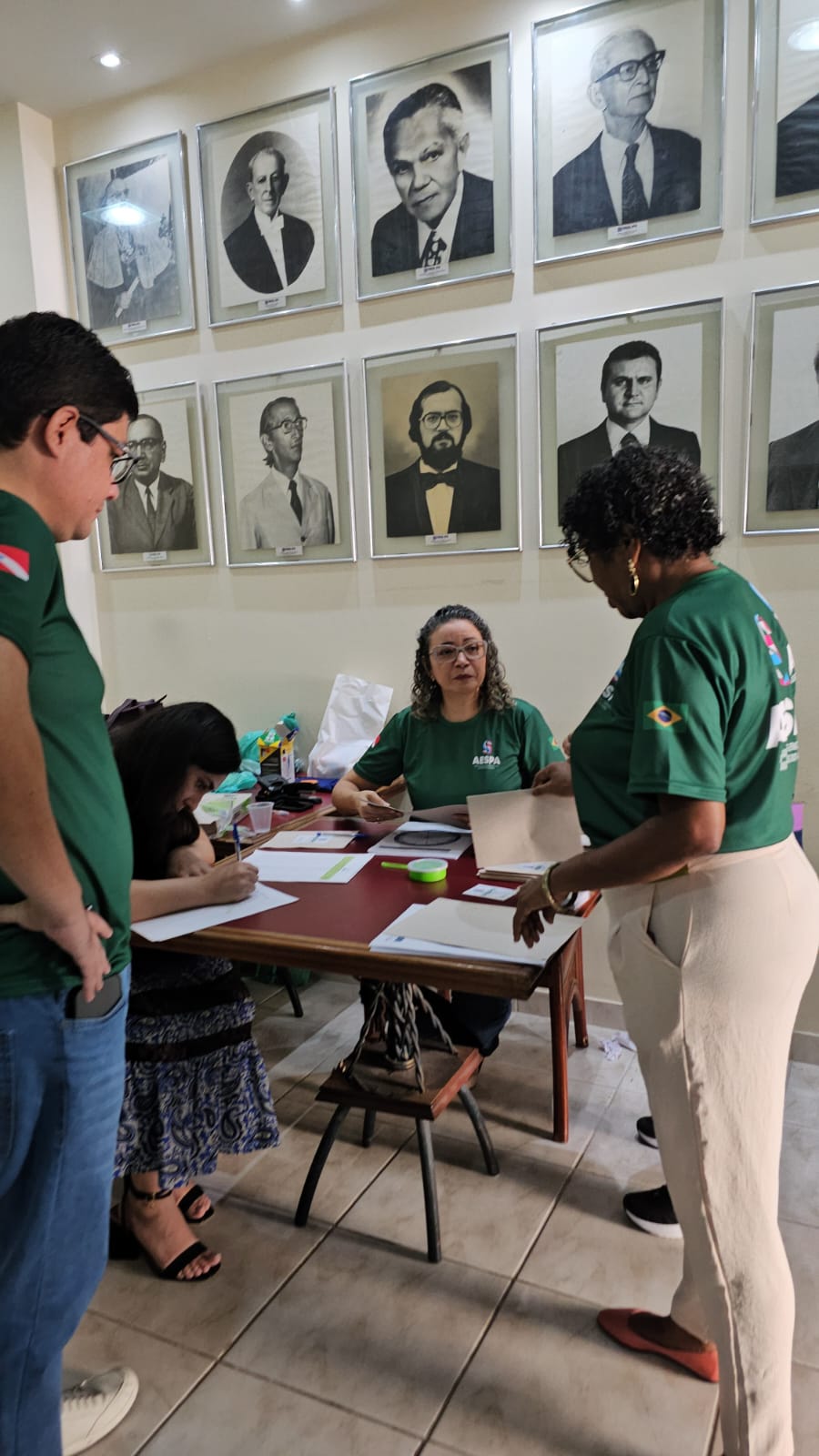 Registro de atividade da AESPA 5
